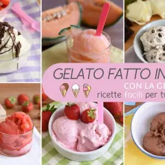 Gelato fatto in casa con la gelatiera: tante ricette facili per servire il gelato a casa, dai gusti alla frutta al cioccolato.