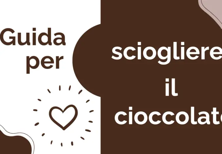 Guida per sciogliere il cioccolato a bagnomaria. Attenzione, se non si fa bene, il cioccolato a bagnomaria diventa duro.