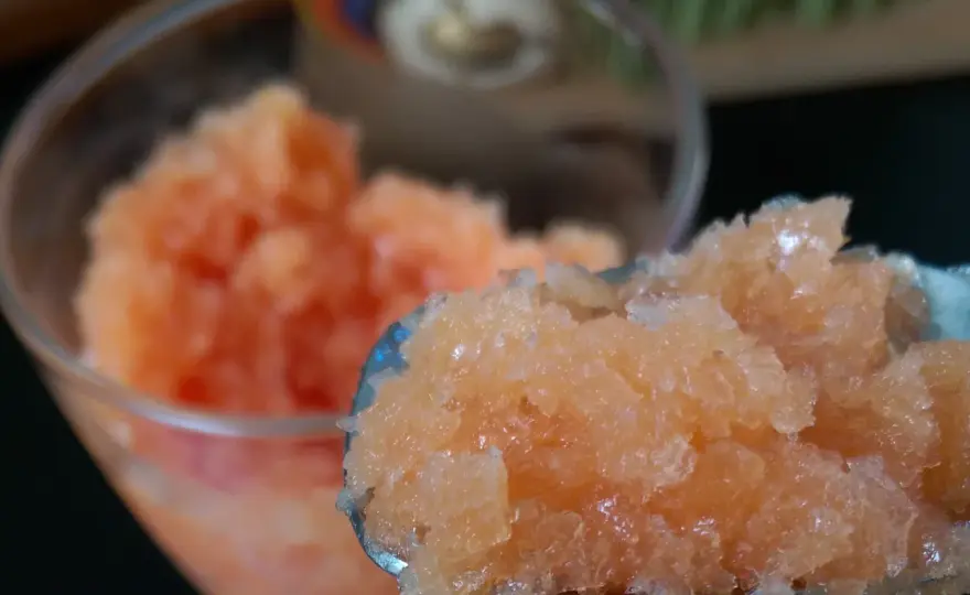 Granita all'Arancia Fatta in Casa - Senza Gelatiera