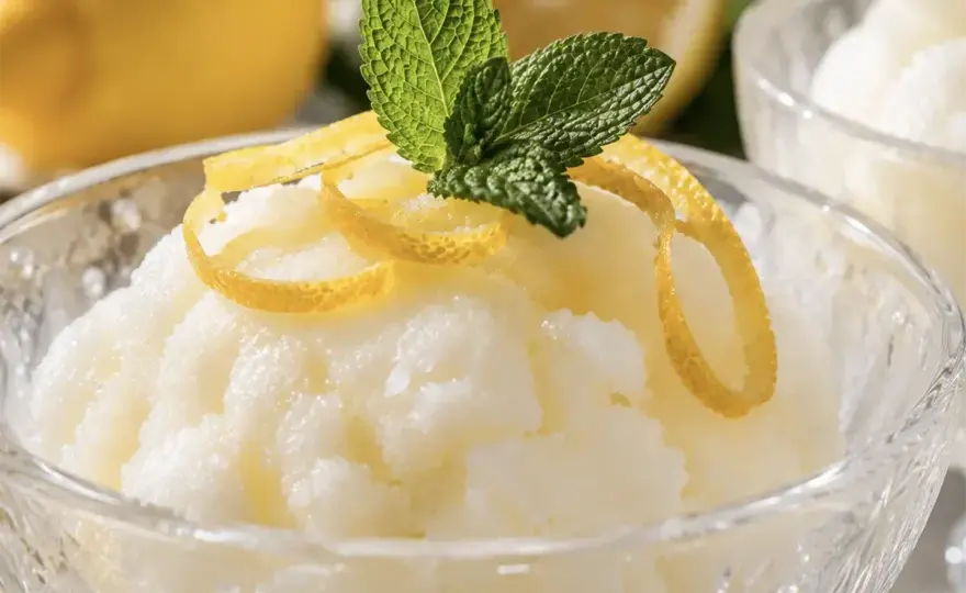 Sorbetto al limone e gelato - Il segreto per un dessert perfetto